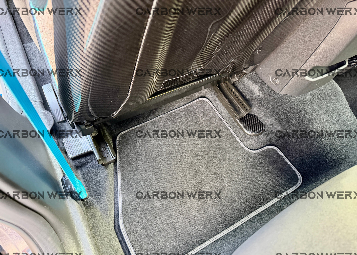 Ford Focus MK3 MK3.5 Recaro CS Sportster Carbon Fibre Seat Base Mount Covers