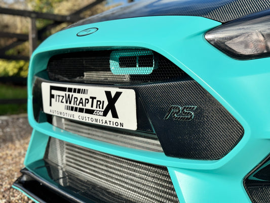 Ford Focus MK3 MK3.5 ST RS Carbon Fibre Number Plate Panel