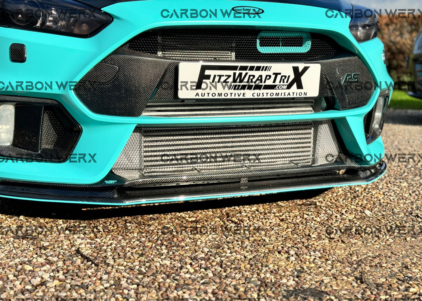 Ford Focus MK3 MK3.5 ST RS Carbon Fibre Number Plate Panel