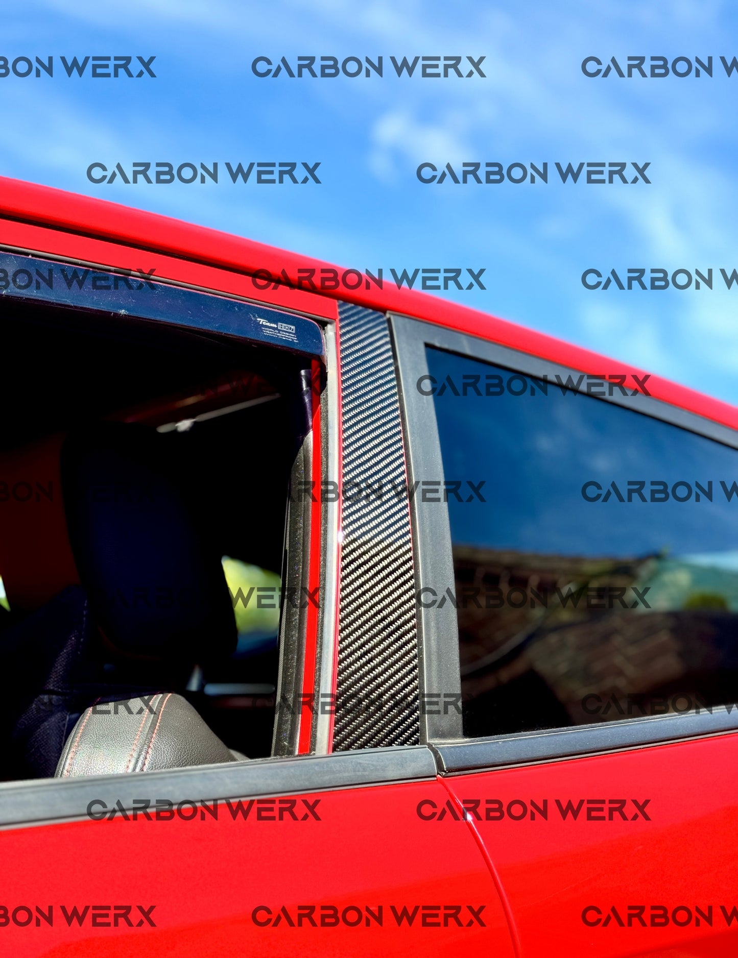 Ford Fiesta MK7 MK7.5 & ST Carbon Fibre Door Touch Plates