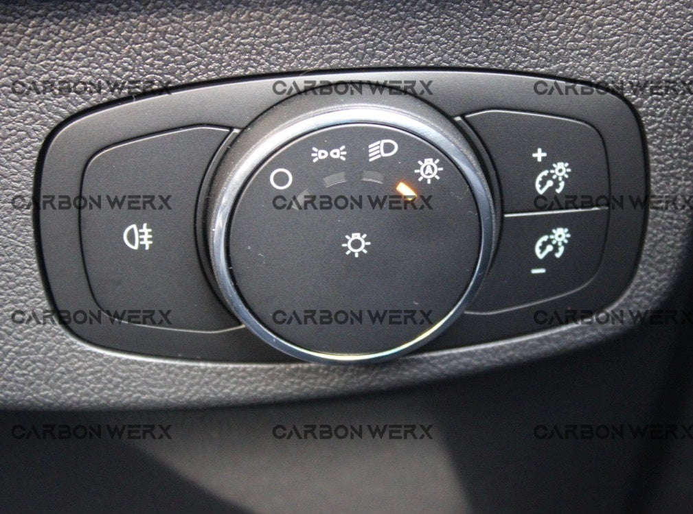Ford Focus MK4 MK4.5 & ST Carbon Fibre Lighting Control Panel Trim