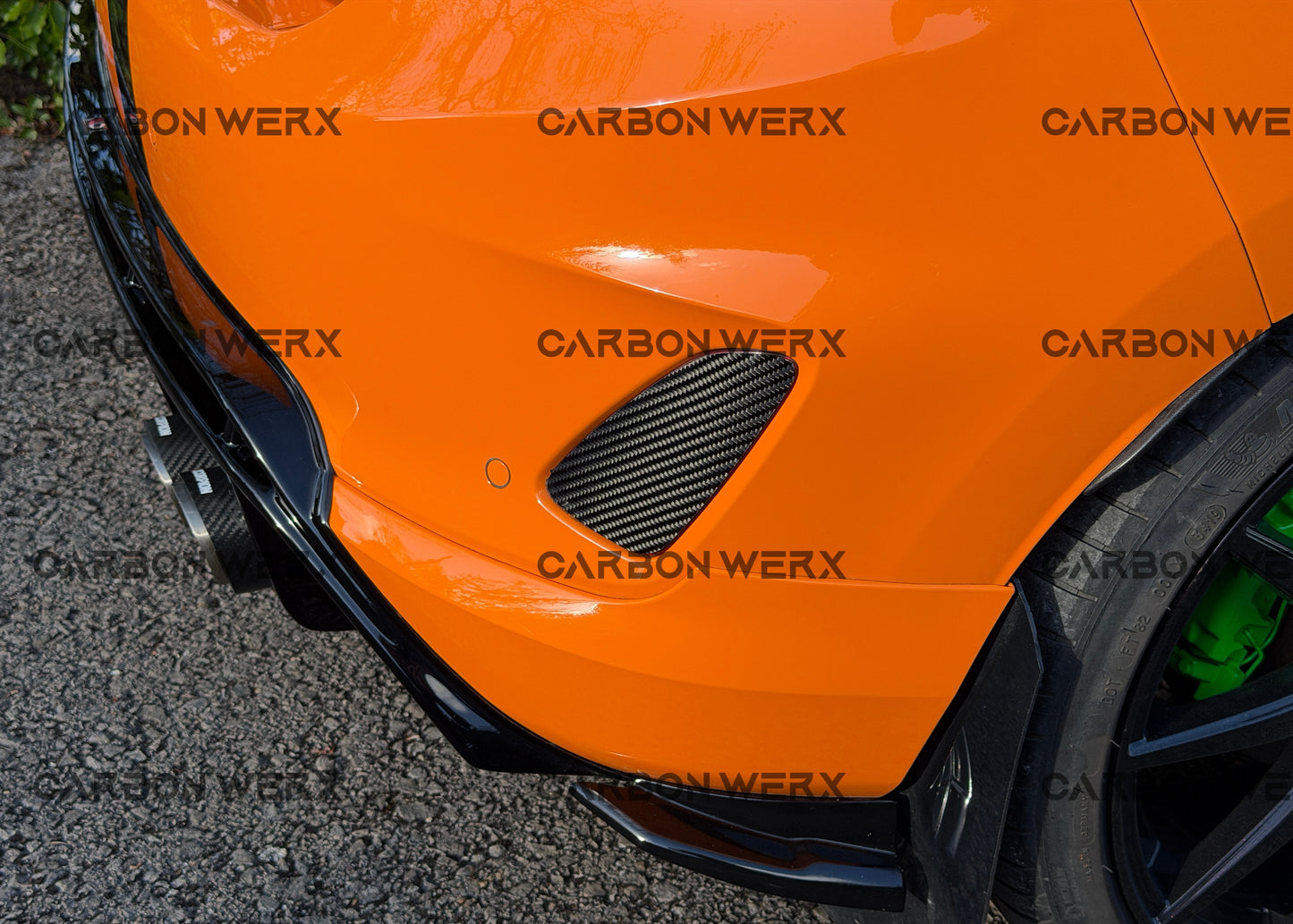 Ford Fiesta MK8 & ST Carbon Fibre Rear Reflector Cover Plates