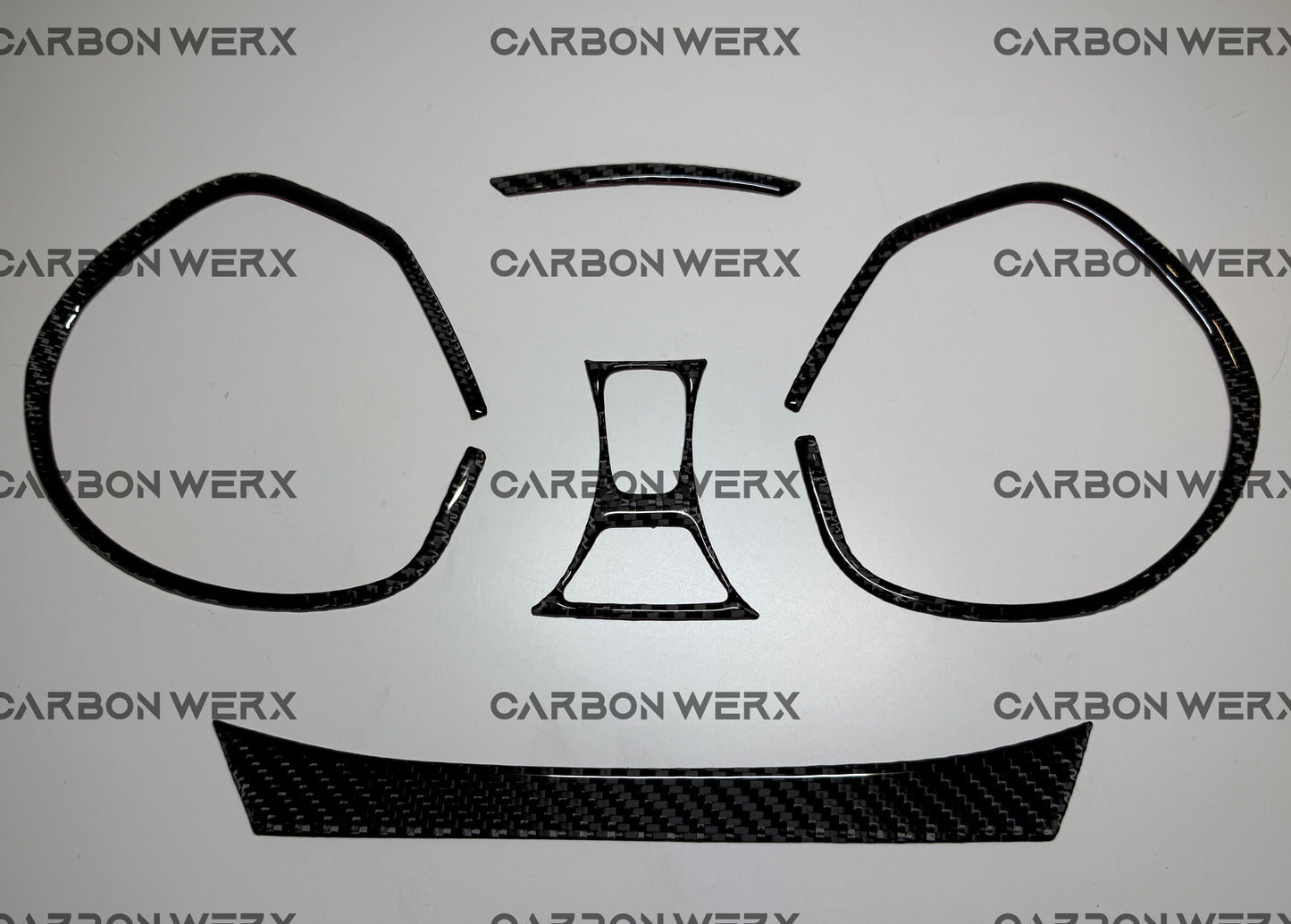 Ford Fiesta MK7 MK7.5 & ST Carbon Fibre Dash Trim Set