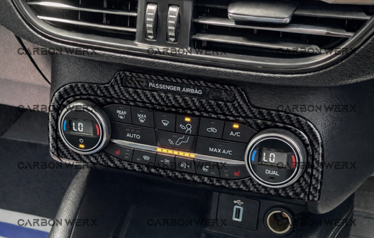 Ford Focus MK4 MK4.5 & ST Carbon Fibre Climate Control Surround Trim