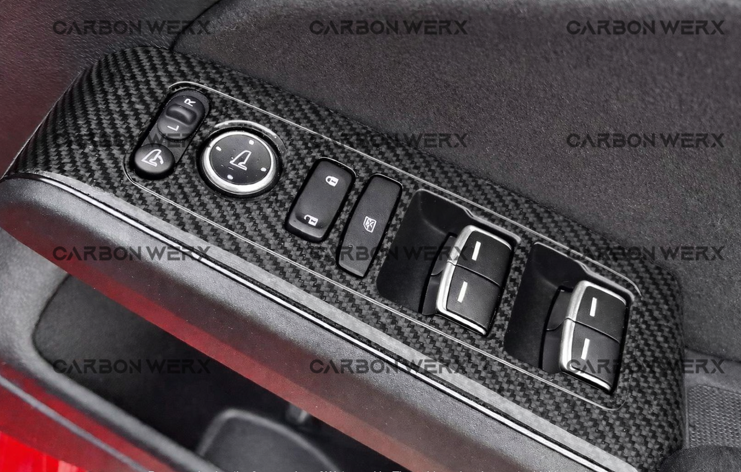 Honda Civic Type R FL5 2023+ Carbon Fibre Window Switch Trims