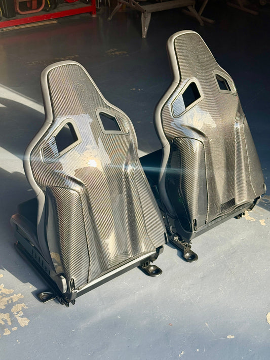 Recaro CS Sportster Carbon Fibre Seat Backs