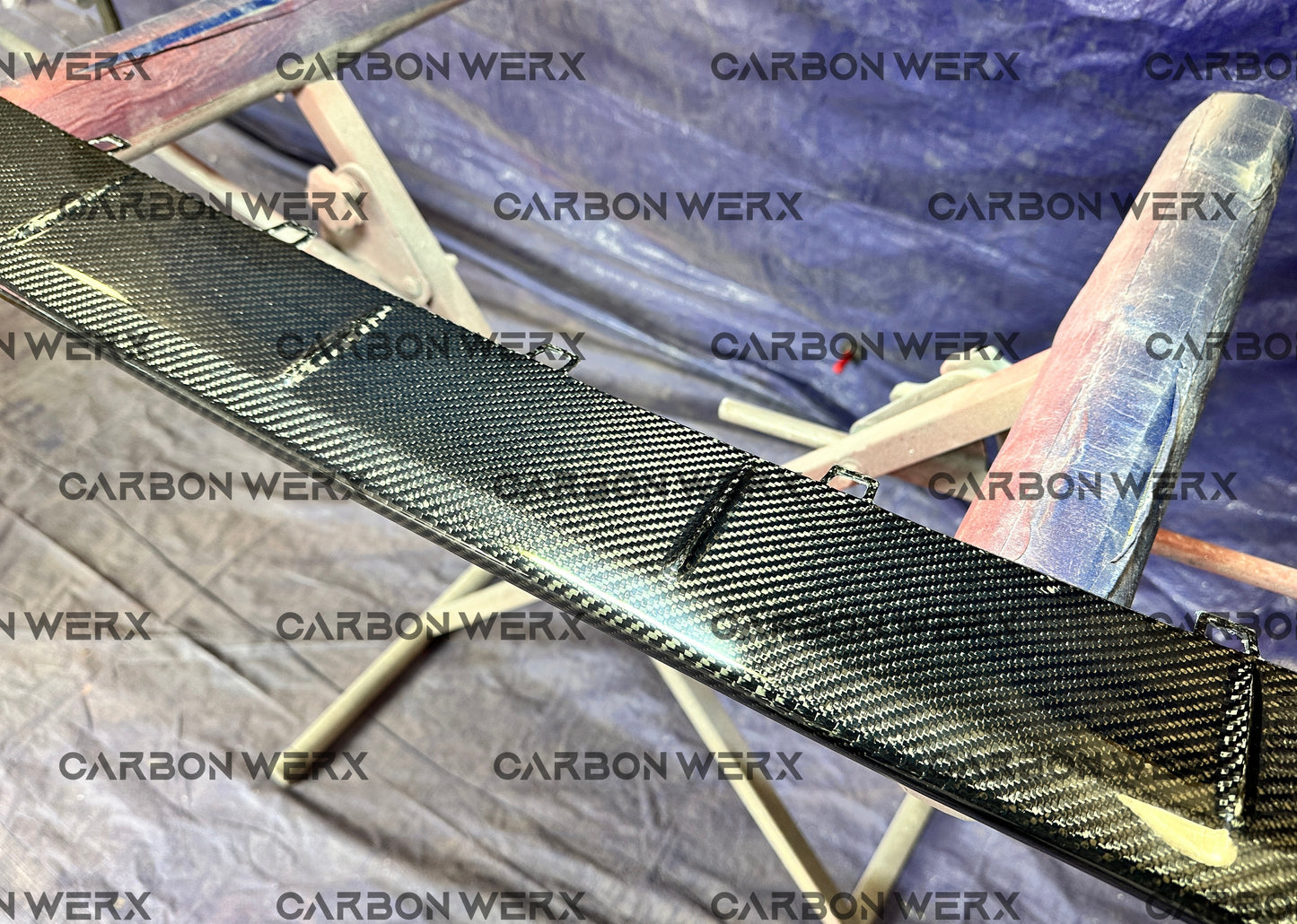 Ford Focus MK3 MK3.5 RS Carbon Fibre Chin Lip Spoiler