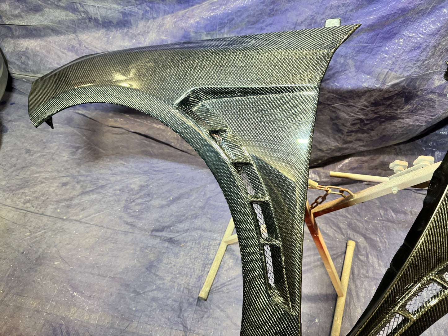 Ford Focus MK3 MK3.5 ST RS Carbon Fibre Vented Wings