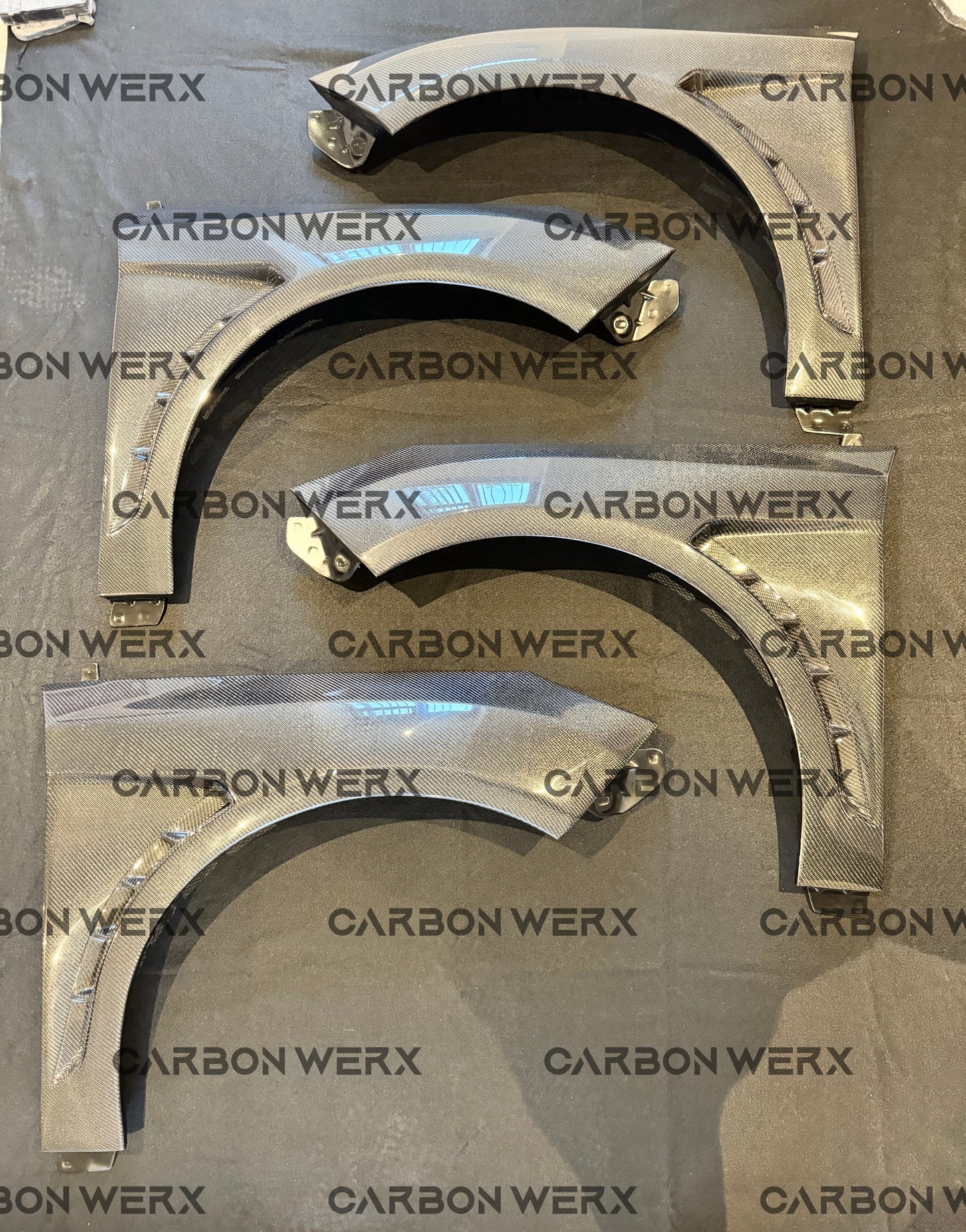 Ford Focus MK3 MK3.5 ST RS Carbon Fibre Vented Wings