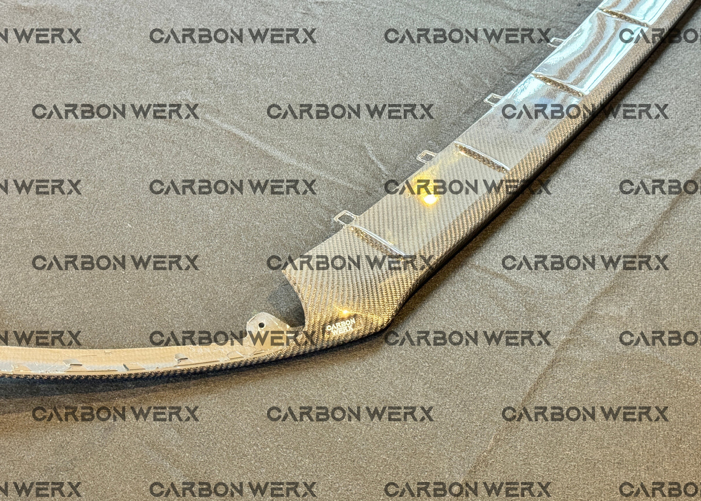 Ford Focus MK3 MK3.5 RS Carbon Fibre Chin Lip Spoiler