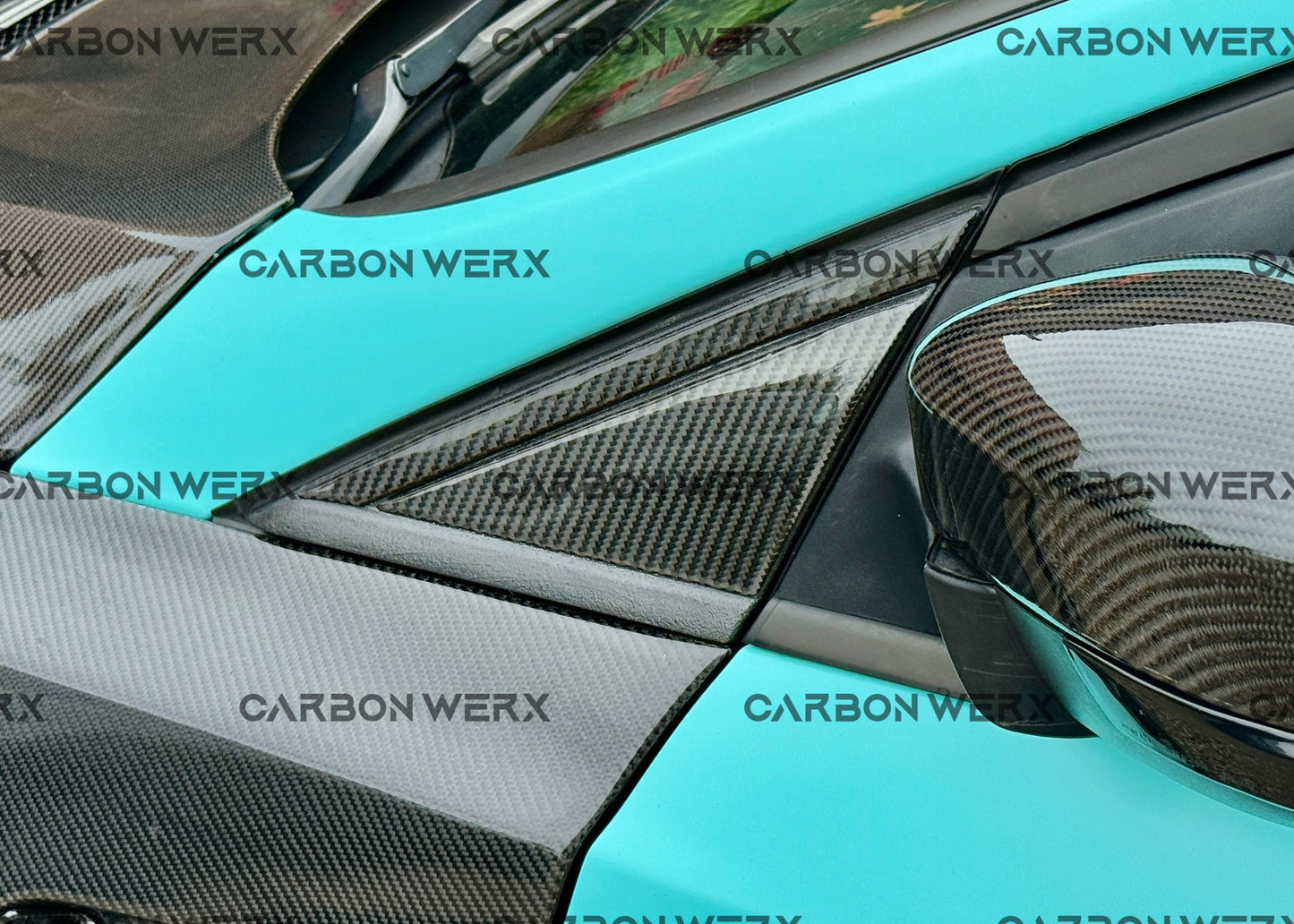 Ford Focus MK3 MK3.5 ST RS Carbon Fibre Door Mirror Panel Trims