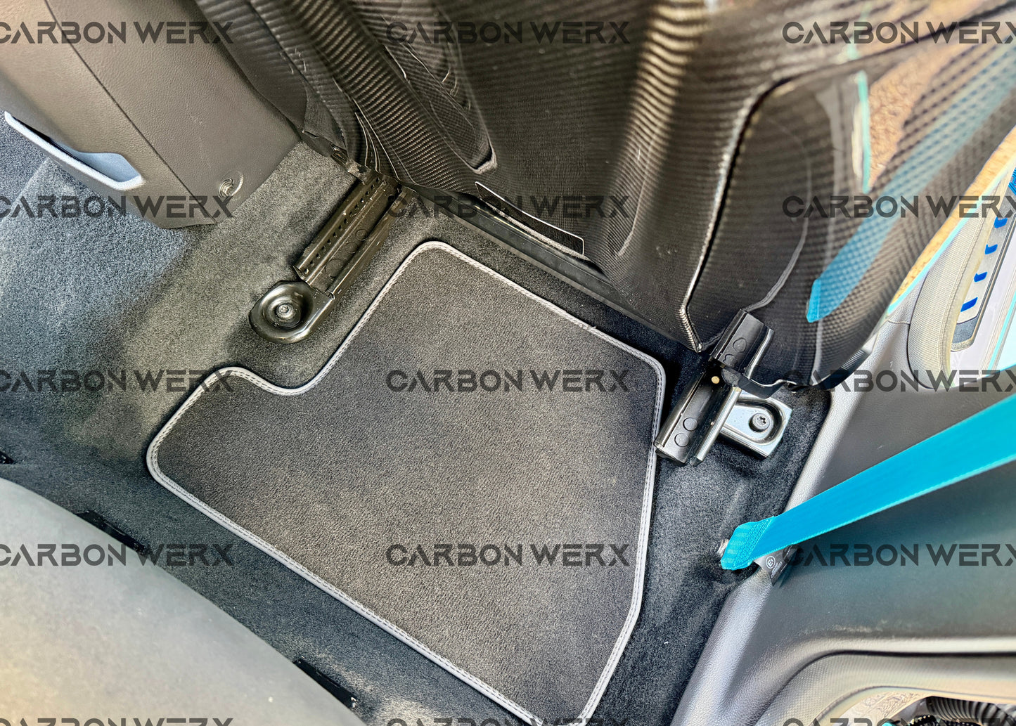 Ford Focus MK3 MK3.5 Recaro CS Sportster Carbon Fibre Seat Base Mount Covers