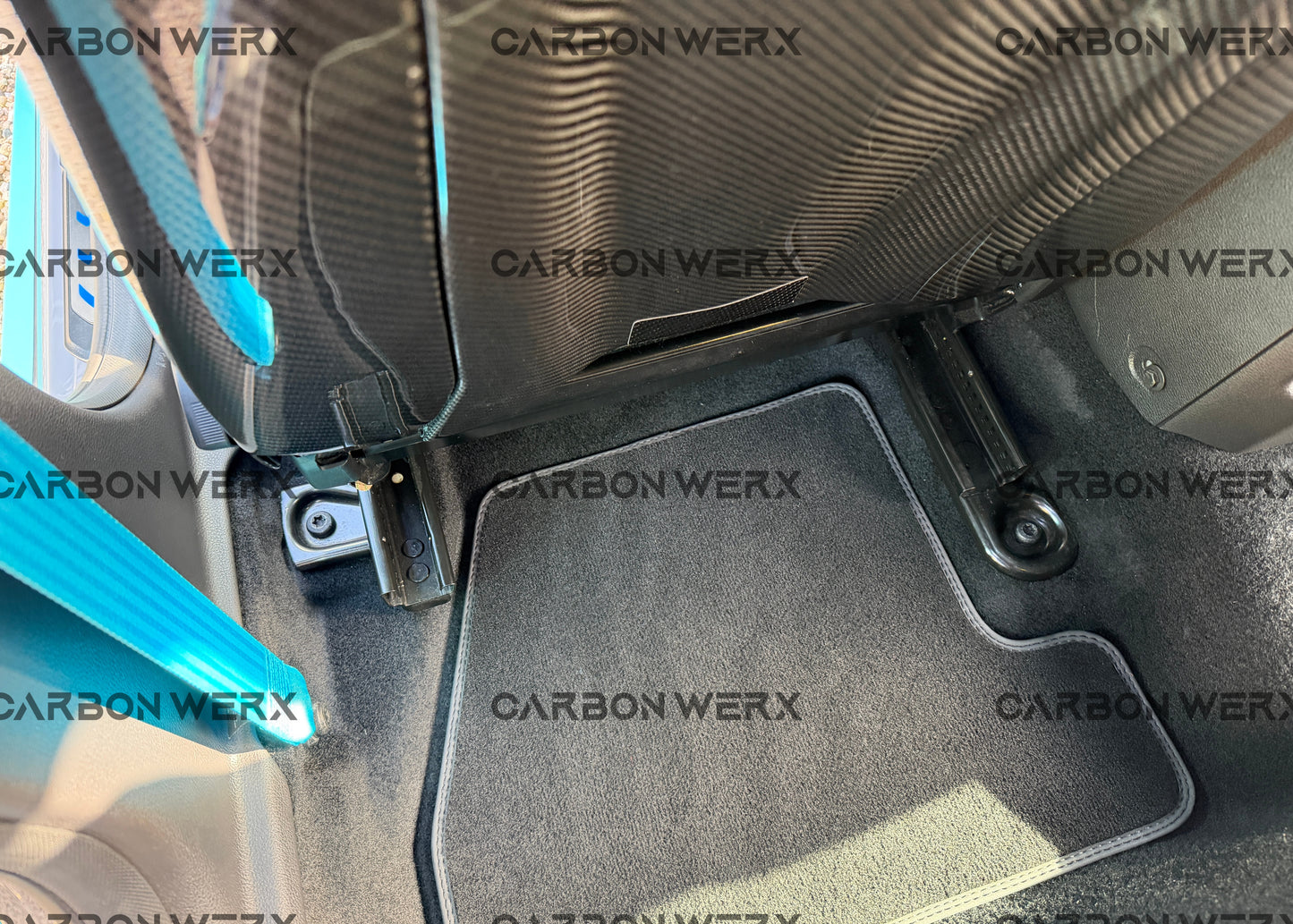 Ford Focus MK3 MK3.5 Recaro CS Sportster Carbon Fibre Seat Base Mount Covers