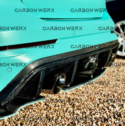Ford Focus MK3 MK3.5 RS Carbon Fibre Rear Diffuser