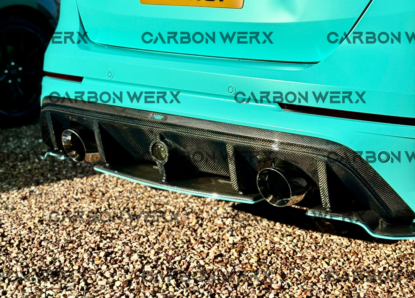 Ford Focus MK3 MK3.5 RS Carbon Fibre Rear Diffuser