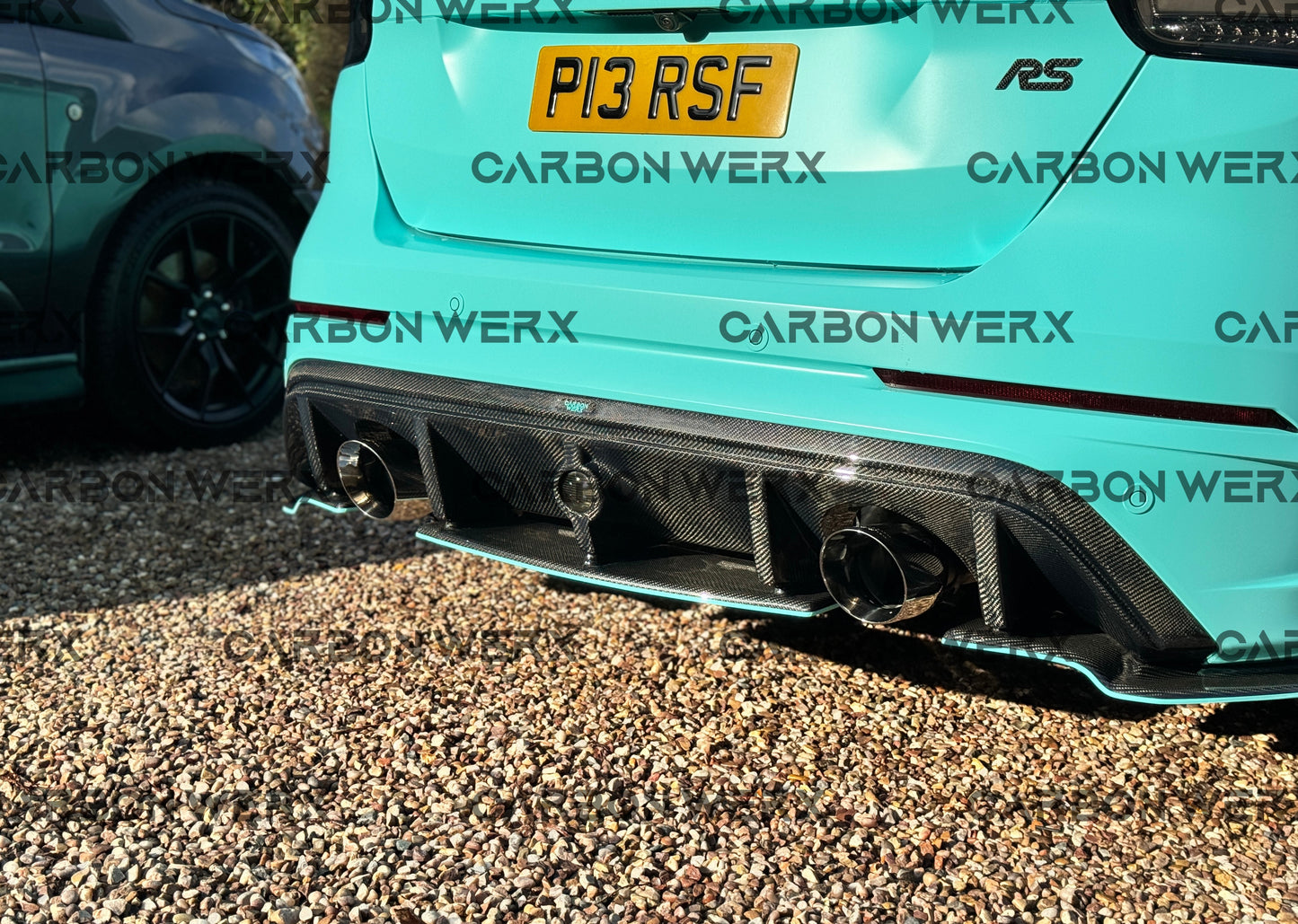 Ford Focus MK3 MK3.5 RS Carbon Fibre Rear Diffuser