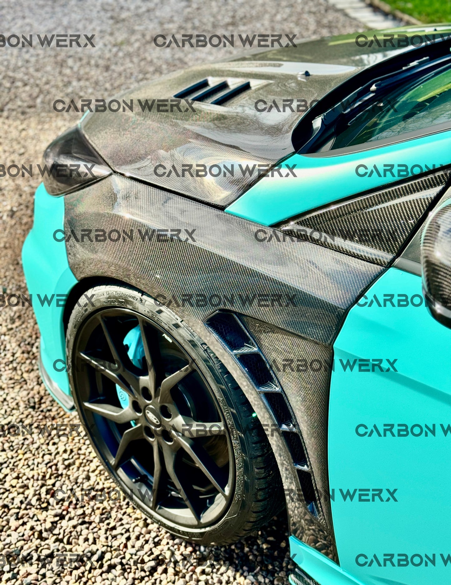 Ford Focus MK3 MK3.5 ST RS Carbon Fibre Vented Wings