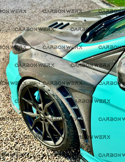 Ford Focus MK3 MK3.5 ST RS Carbon Fibre Vented Wings