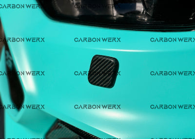 Ford Focus MK3 MK3.5 ST RS Carbon Fibre Headlight Washer Jet Covers