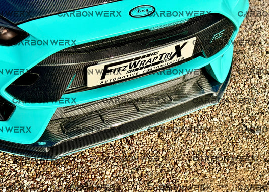 Ford Focus MK3 MK3.5 RS Carbon Fibre Chin Lip Spoiler