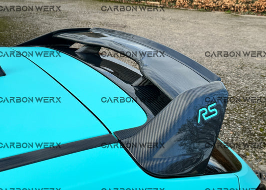Ford Focus MK3 MK3.5 ST RS Carbon Fibre Rear Upper Spoiler