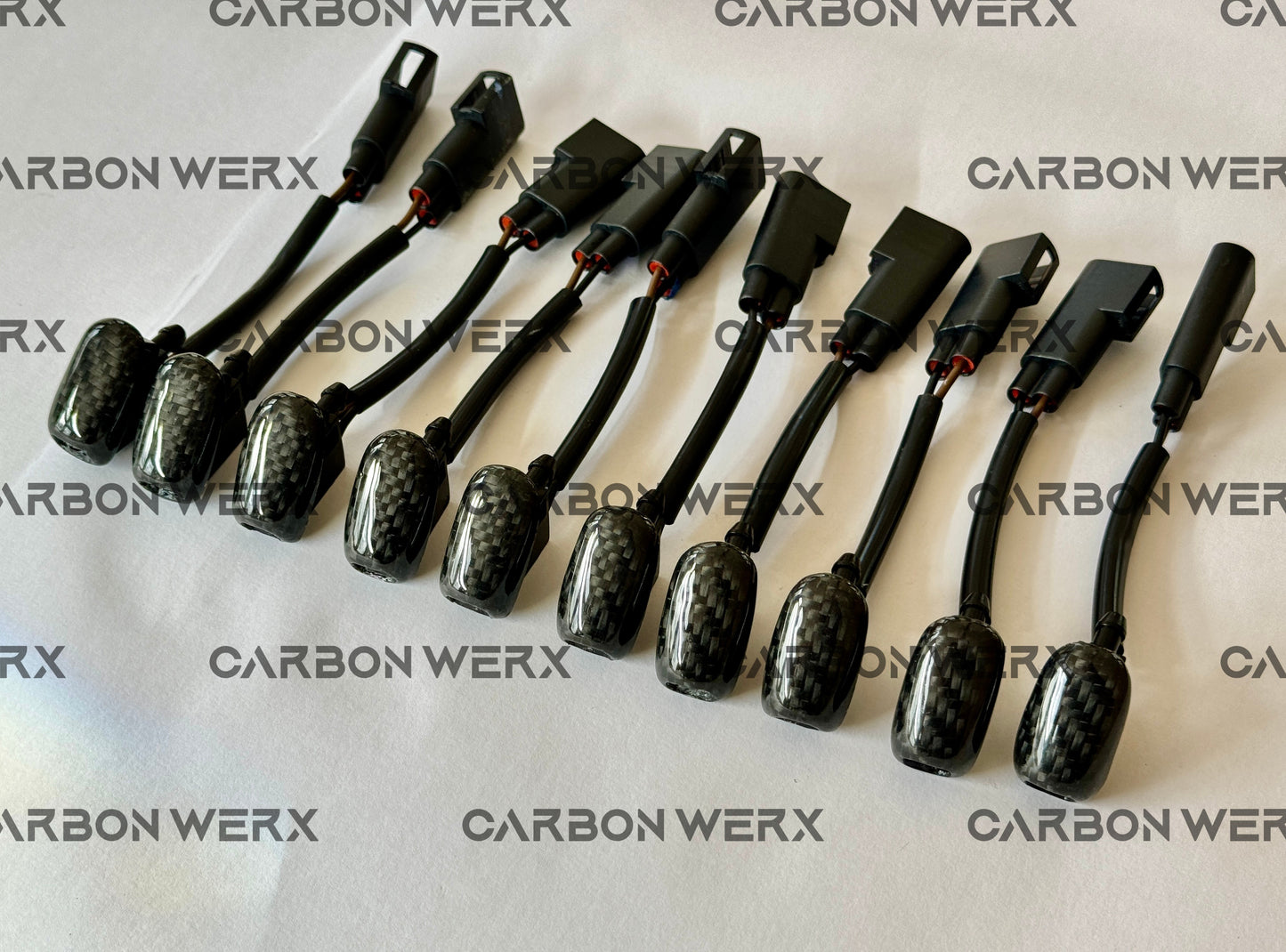 Ford Focus MK3 MK3.5 ST RS Carbon Fibre Bonnet Washer Jets