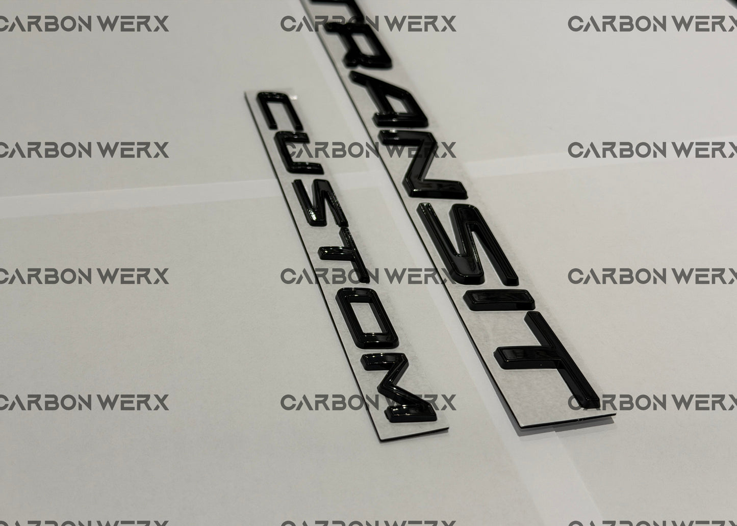 Ford Transit Custom 2012 - 2022 Gloss Black Badges