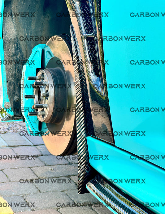 Ford Focus MK3 MK3.5 ST RS Carbon Fibre Splash Guards