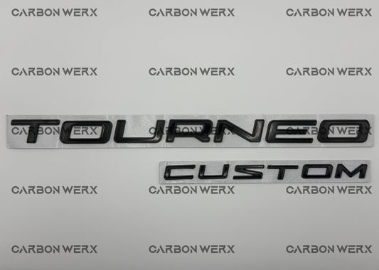 Ford Tourneo Custom 2012 - 2022 Gloss Black Badges
