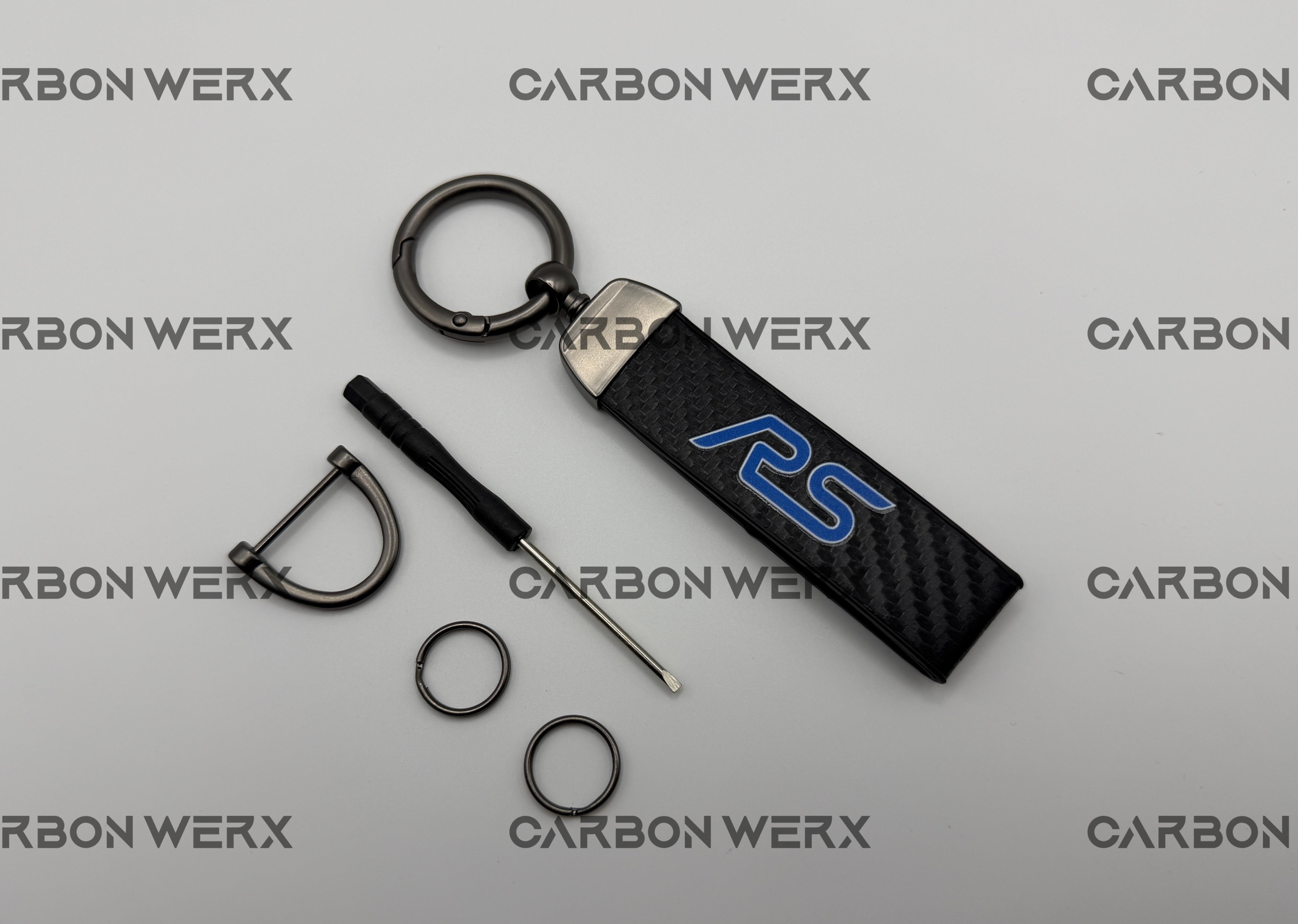 Ford “RS” Loop Keychain Pendant – CARBON WERX