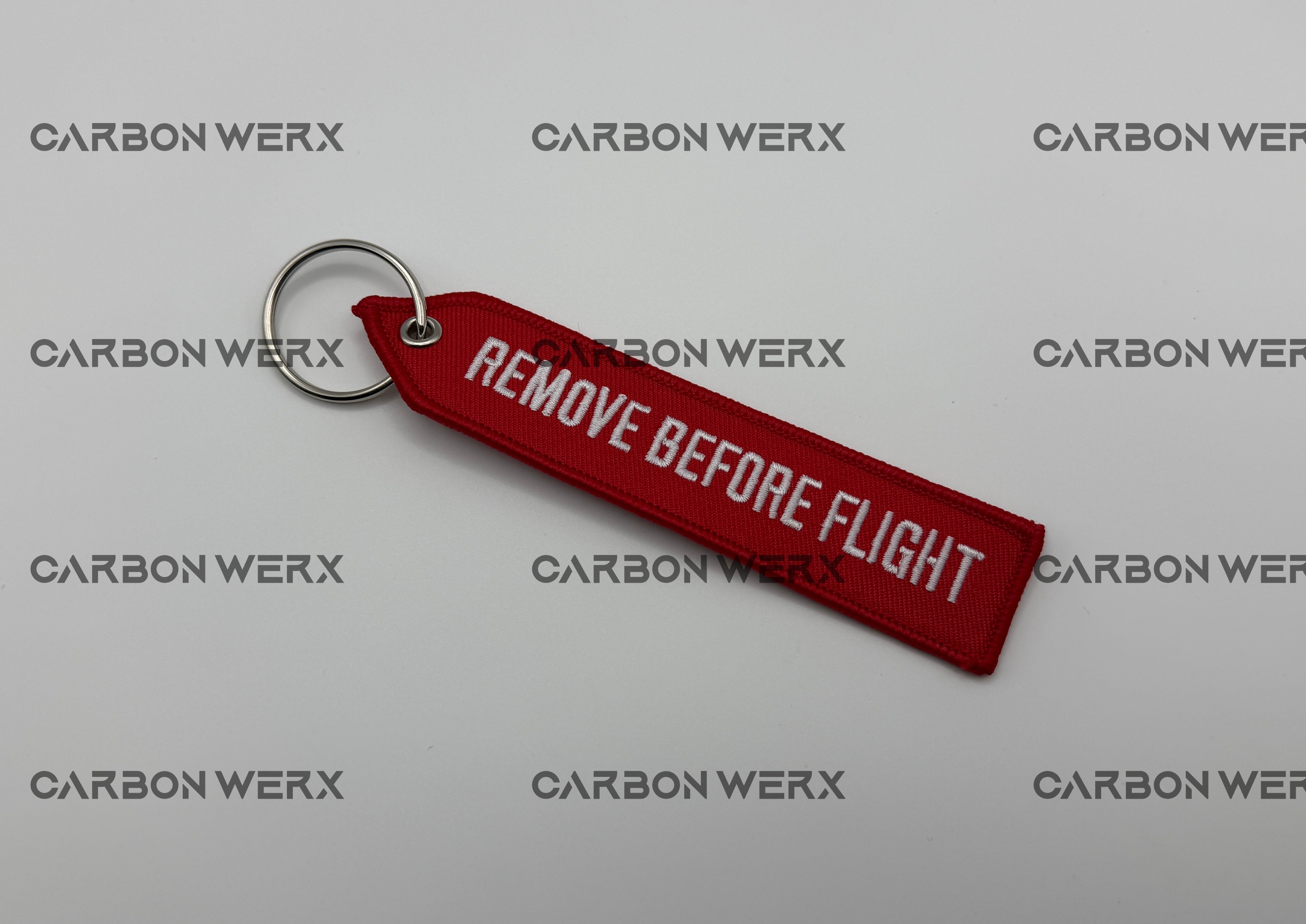 REMOVE BEFORE FLIGHT Keychain Pendant – CARBON WERX