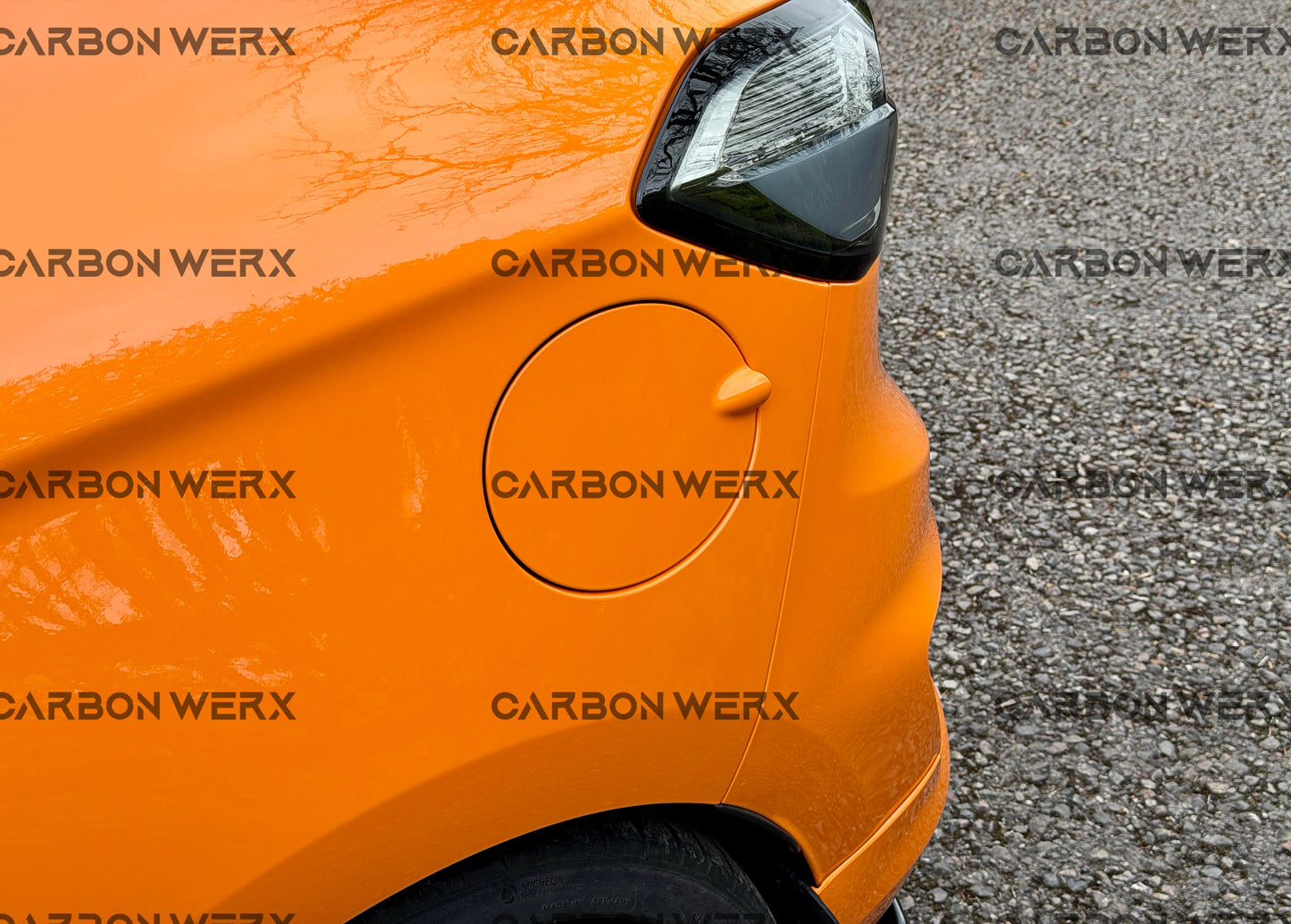 Ford Fiesta MK8 & ST Carbon Fibre Fuel Filler Door Cover