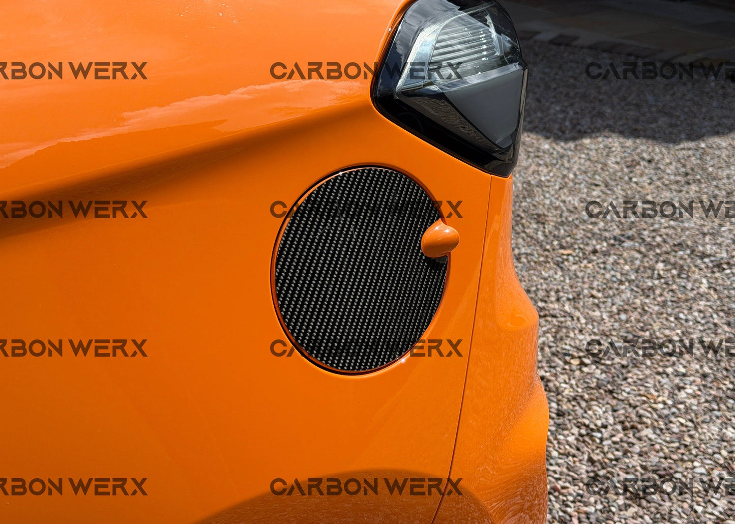 Ford Fiesta MK8 & ST Carbon Fibre Fuel Filler Door Cover
