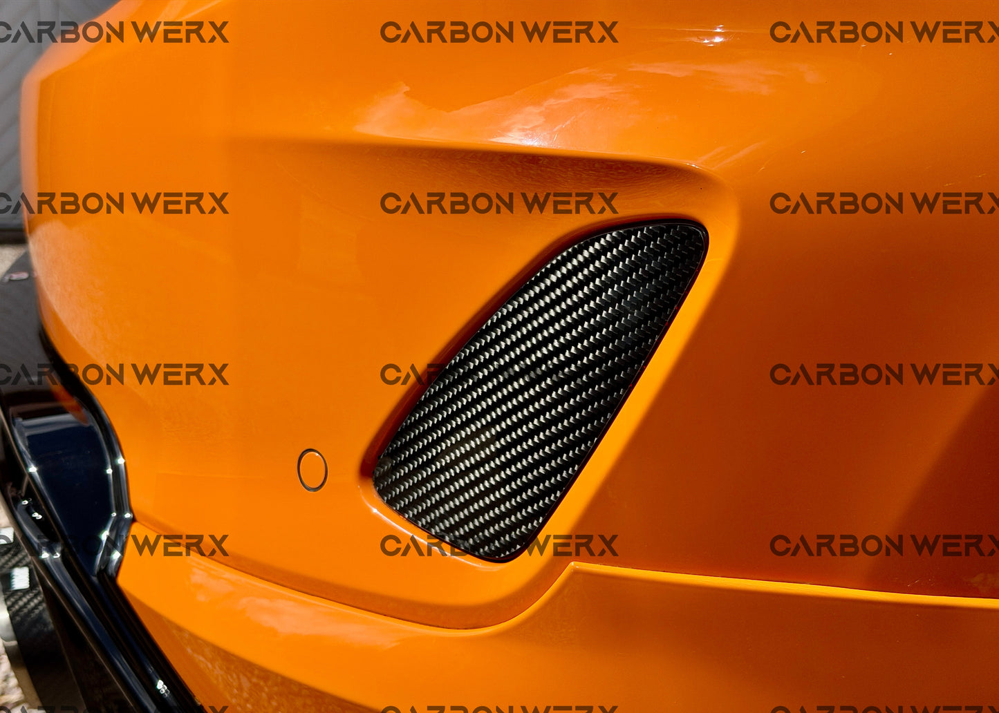 Ford Fiesta MK8 & ST Carbon Fibre Rear Reflector Cover Plates