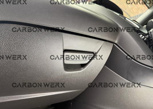 Ford Focus MK3 MK3.5 ST RS Carbon Fibre Internal Compartment Handle Trims