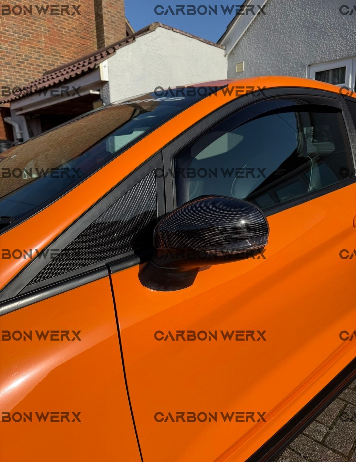 Ford Fiesta MK8 & ST Carbon Fibre Door Mirror Caps