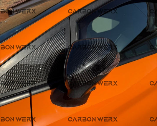 Ford Fiesta MK8 & ST Carbon Fibre Door Mirror Caps