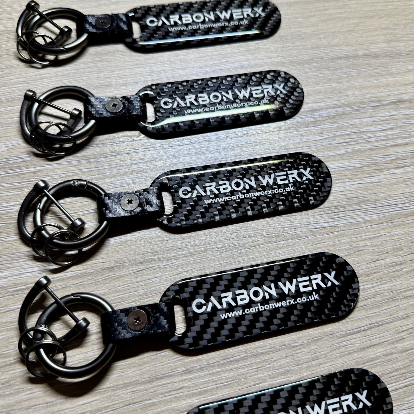 CARBON WERX Carbon Fibre Key Chain Pendant