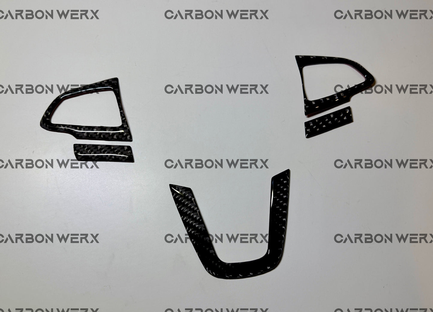 Ford Focus MK3 MK3.5 ST RS Carbon Fibre Steering Wheel Trims