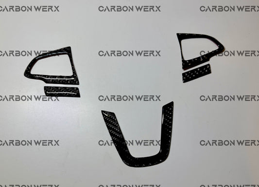Ford Focus MK3 MK3.5 ST RS Carbon Fibre Steering Wheel Trims