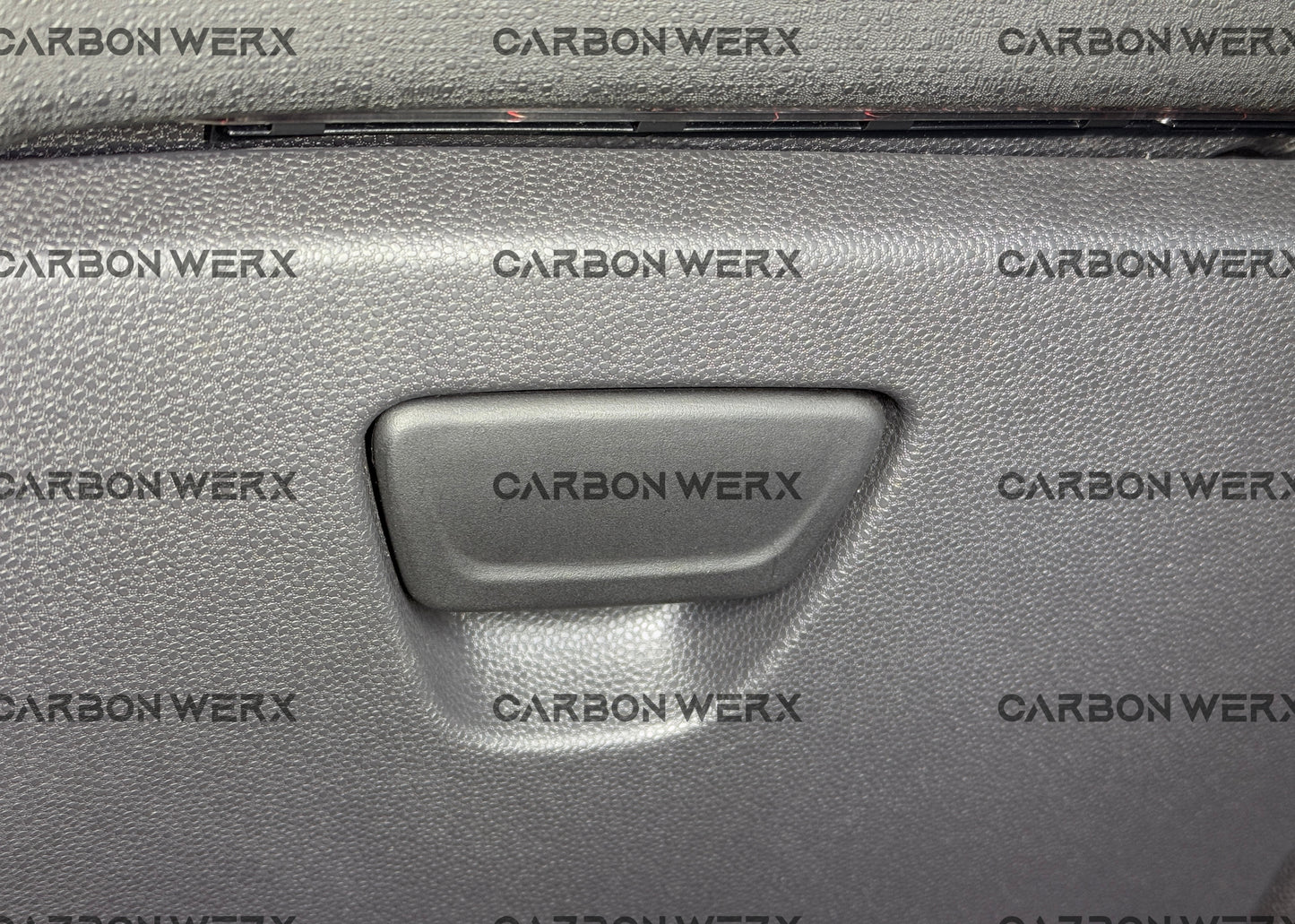 Ford Fiesta MK7 MK7.5 & ST Carbon Fibre Glove Box Handle Trim