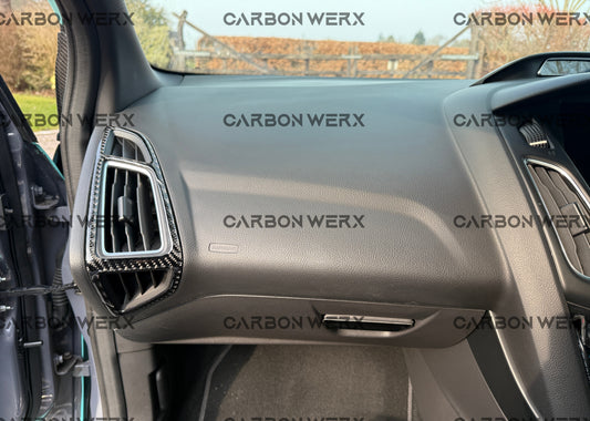 Ford Focus MK3 MK3.5 ST RS Carbon Fibre Passenger Dash Trim