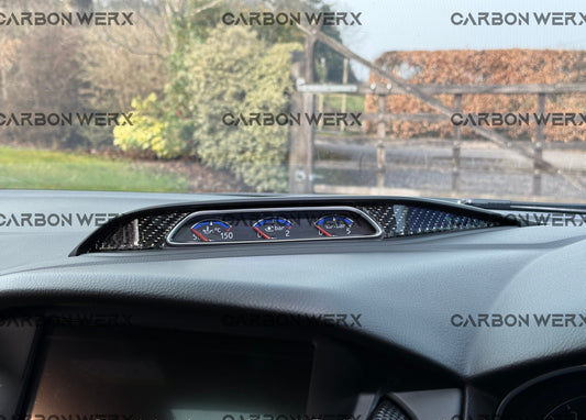 Ford Focus MK3 MK3.5 ST RS Carbon Fibre Gauge Pod Trims