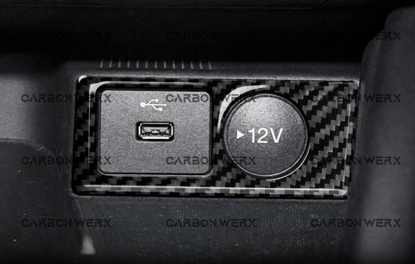 Ford Focus MK4 MK4.5 & ST Carbon Fibre Charging Port Trim
