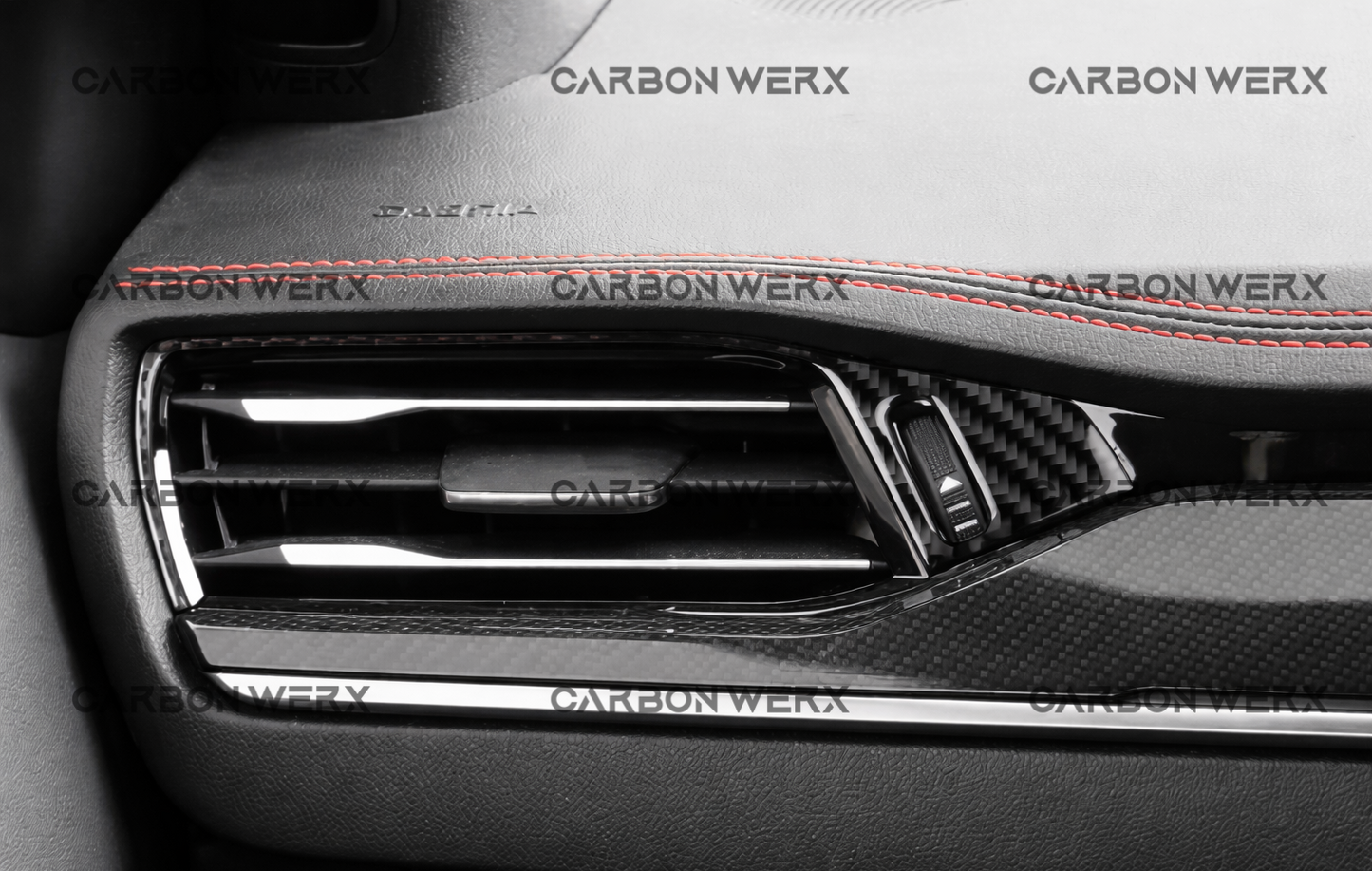 Ford Focus MK4 MK4.5 & ST Carbon Fibre Passenger Air Vent Trim