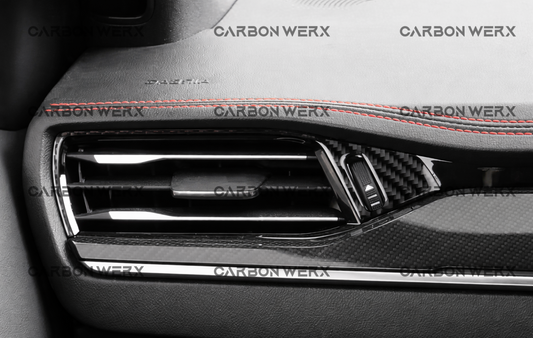 Ford Focus MK4 MK4.5 & ST Carbon Fibre Passenger Air Vent Trim